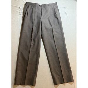 Vintage Christian Dior Monsieur‎ Pants Mens 40 Brown Pleated Dress Men 40x30.